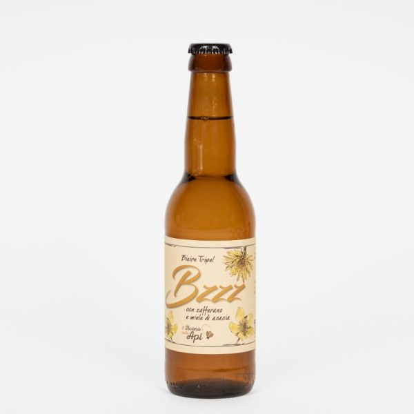 Birra Bzzz con zafferano e miele di acacia 33 cl