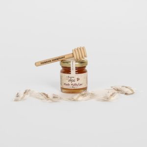 Bomboniera miele 50g con confetti, spargimiele e grafica personalizzata