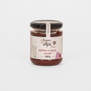 Confettura di fragola con miele barattolo da 200g