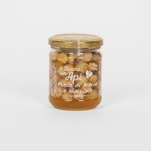 Miele di acacia e nocciole barattolo da 200g