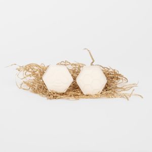 Sapone al miele e cera d'api esagonale
