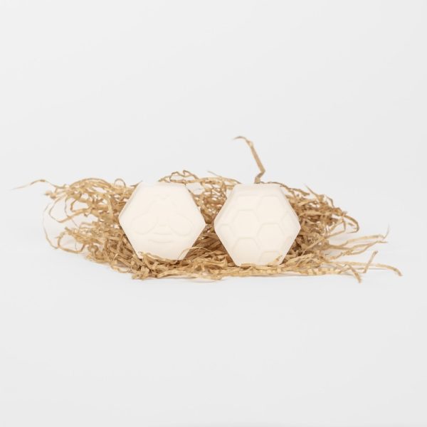 Sapone al miele e cera d'api esagonale