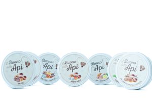 Segnaposto scatolina caramelle in latta con grafica personalizzata
