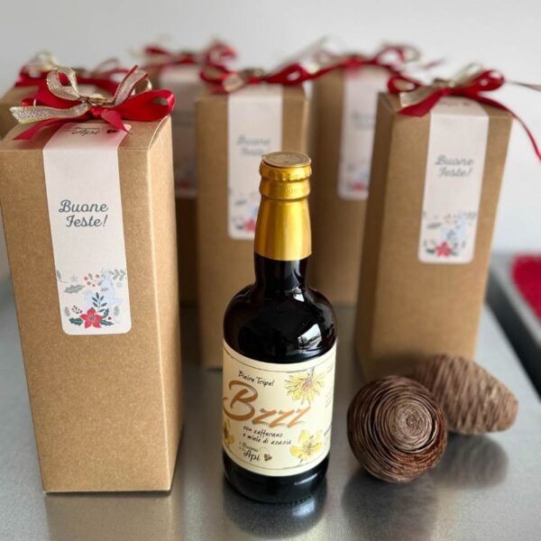 Confezione Natale 2025 birra al miele Bzzz